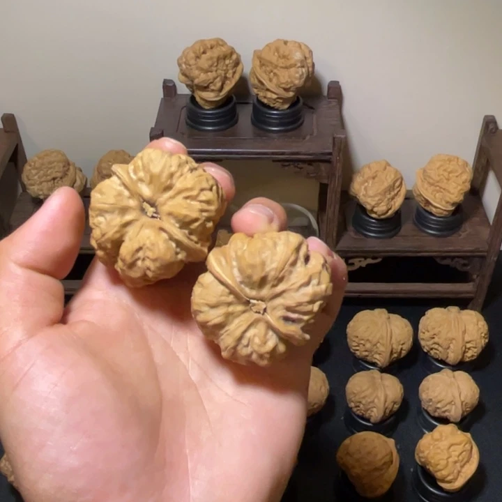 一***你把件文玩核桃毕业级三角蛙