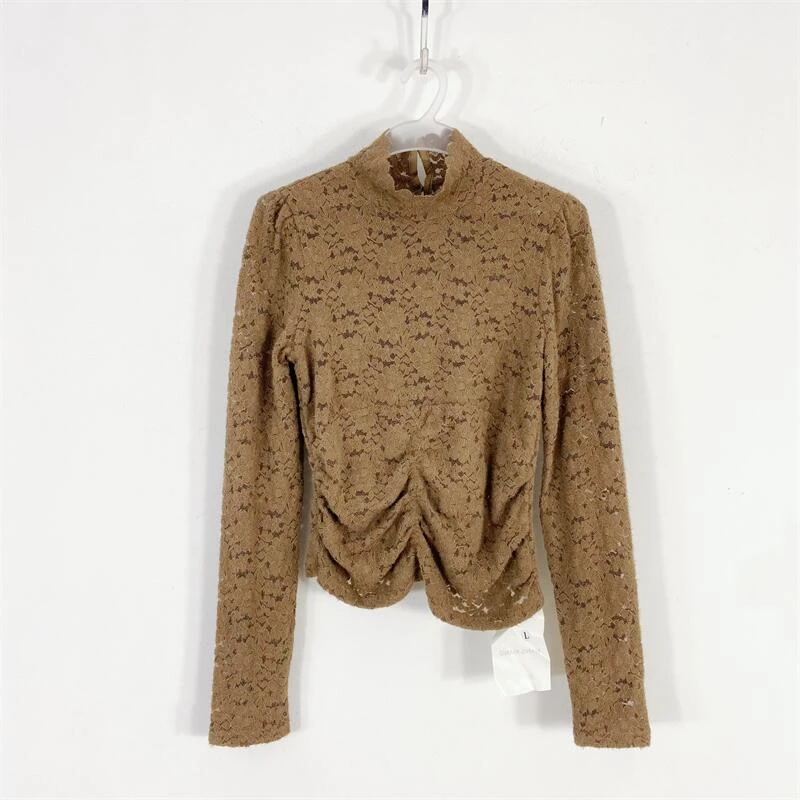 【77衣橱】KKX0575新款女装上衣长袖气质轻奢【红人上新】