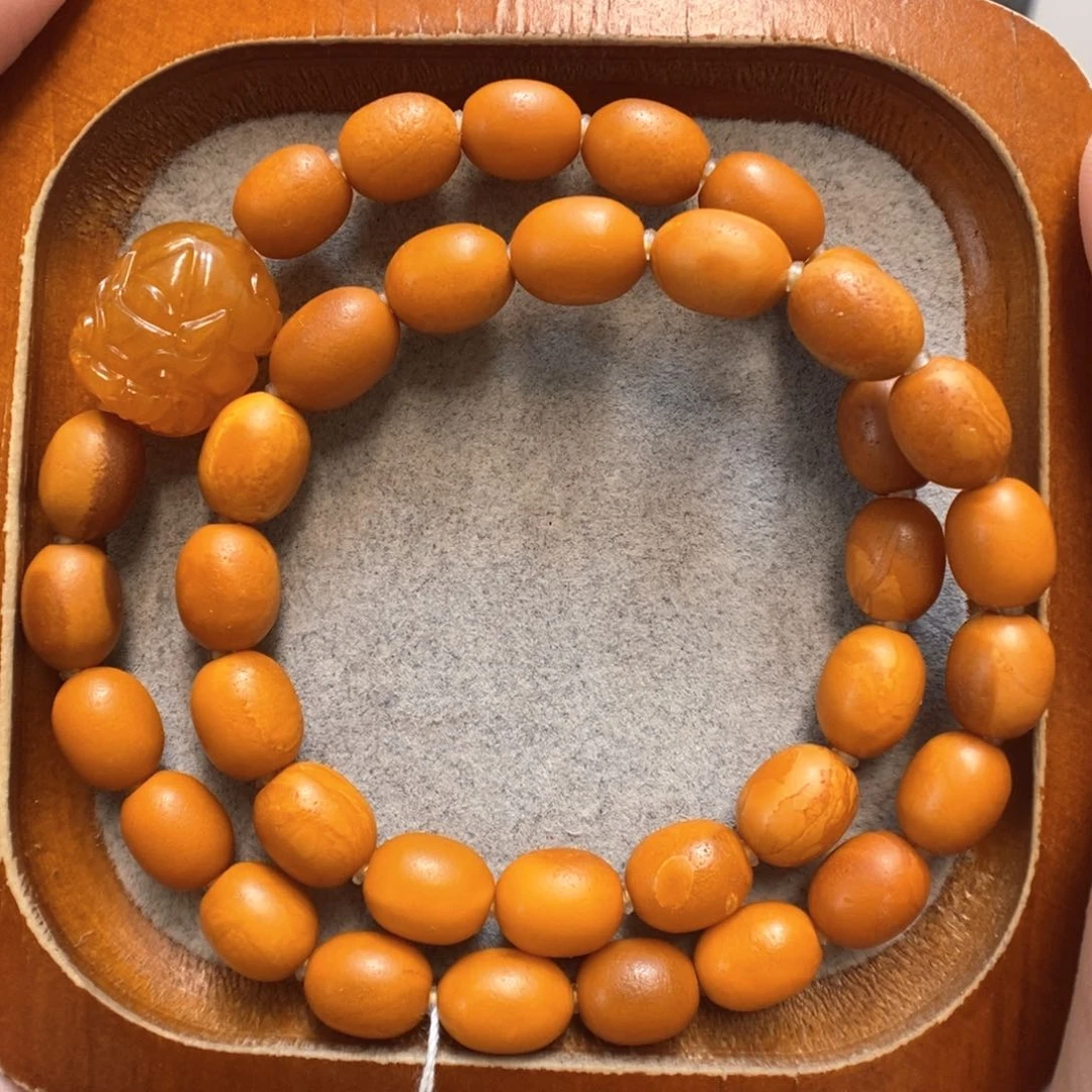 未镶嵌蜜蜡手串蜜蜡手串