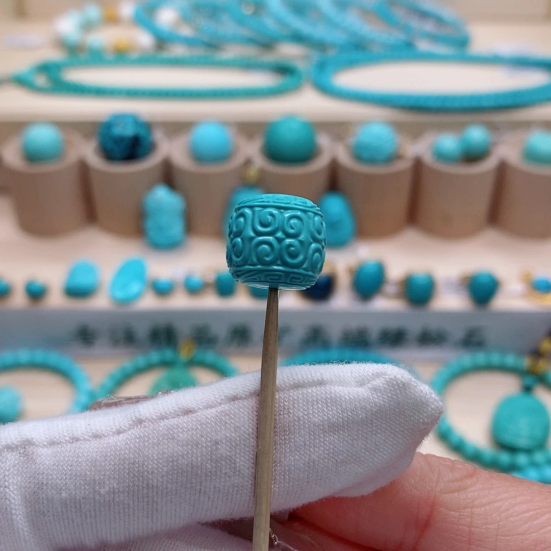 绿松石珠宝奇石未镶嵌