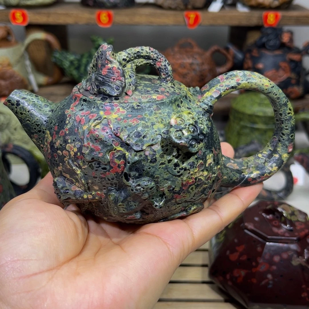 梅花石安山玉精品壶260cc