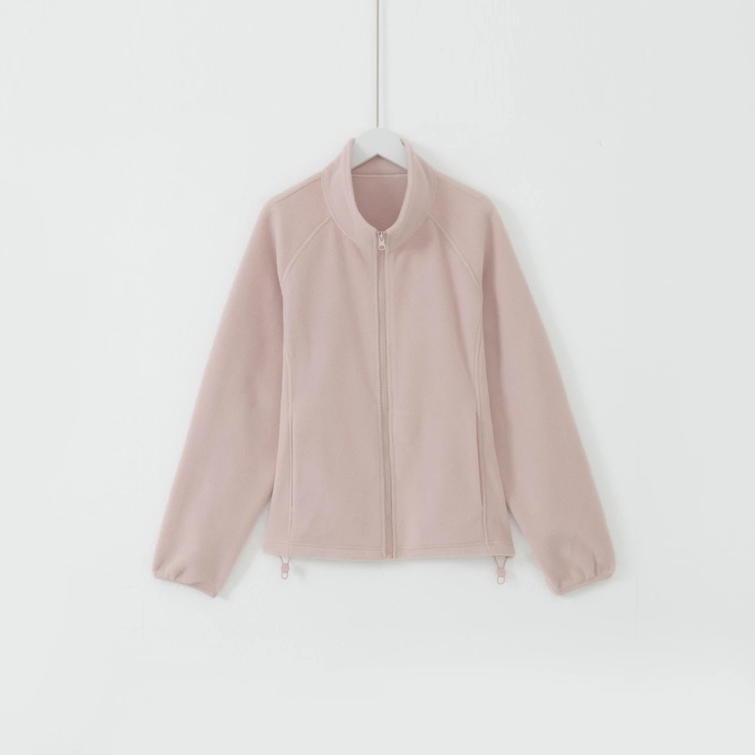 几里与麻 轻盈柔软摇粒绒外套 衣长59胸围103 2091337