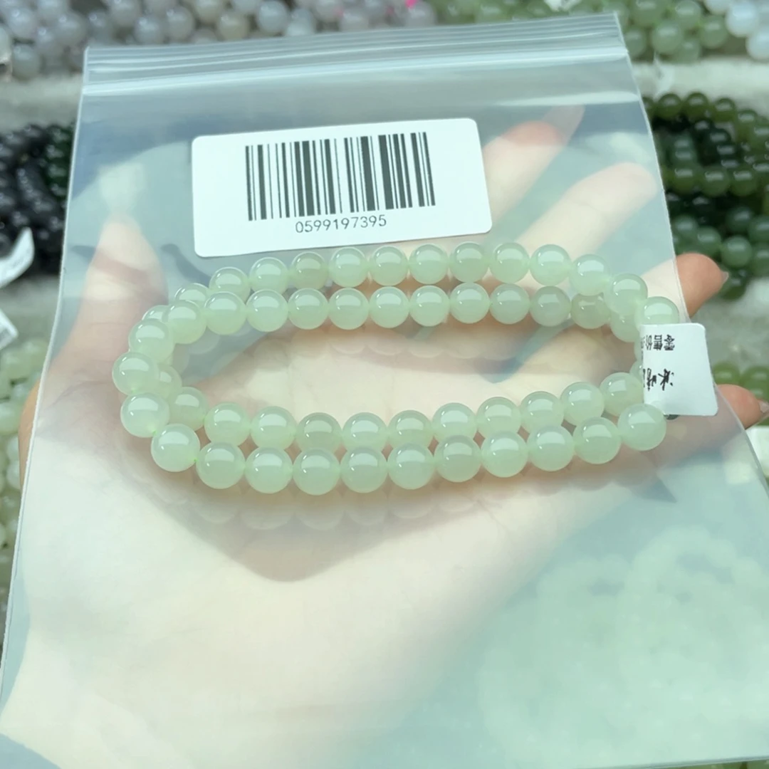 和田玉手链未镶嵌8