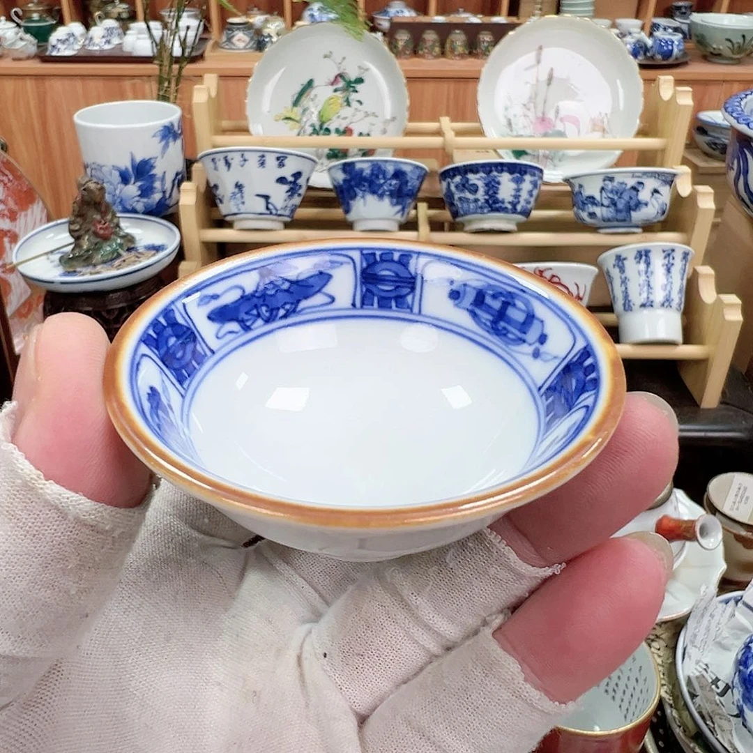 偶****力柴窑茶杯茶杯小盏杯