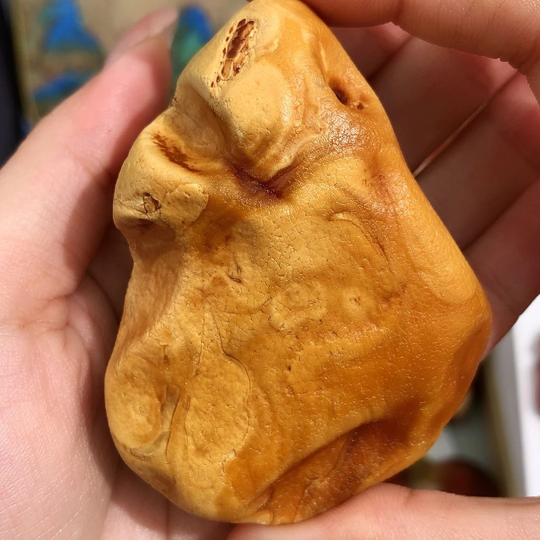 未镶嵌琥珀裸石慧*我
