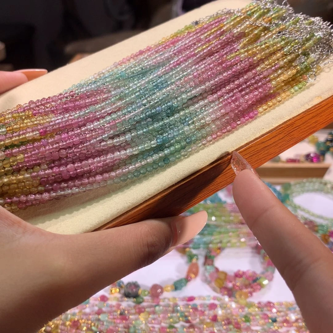 手链未镶嵌碧玺多样性发货其一