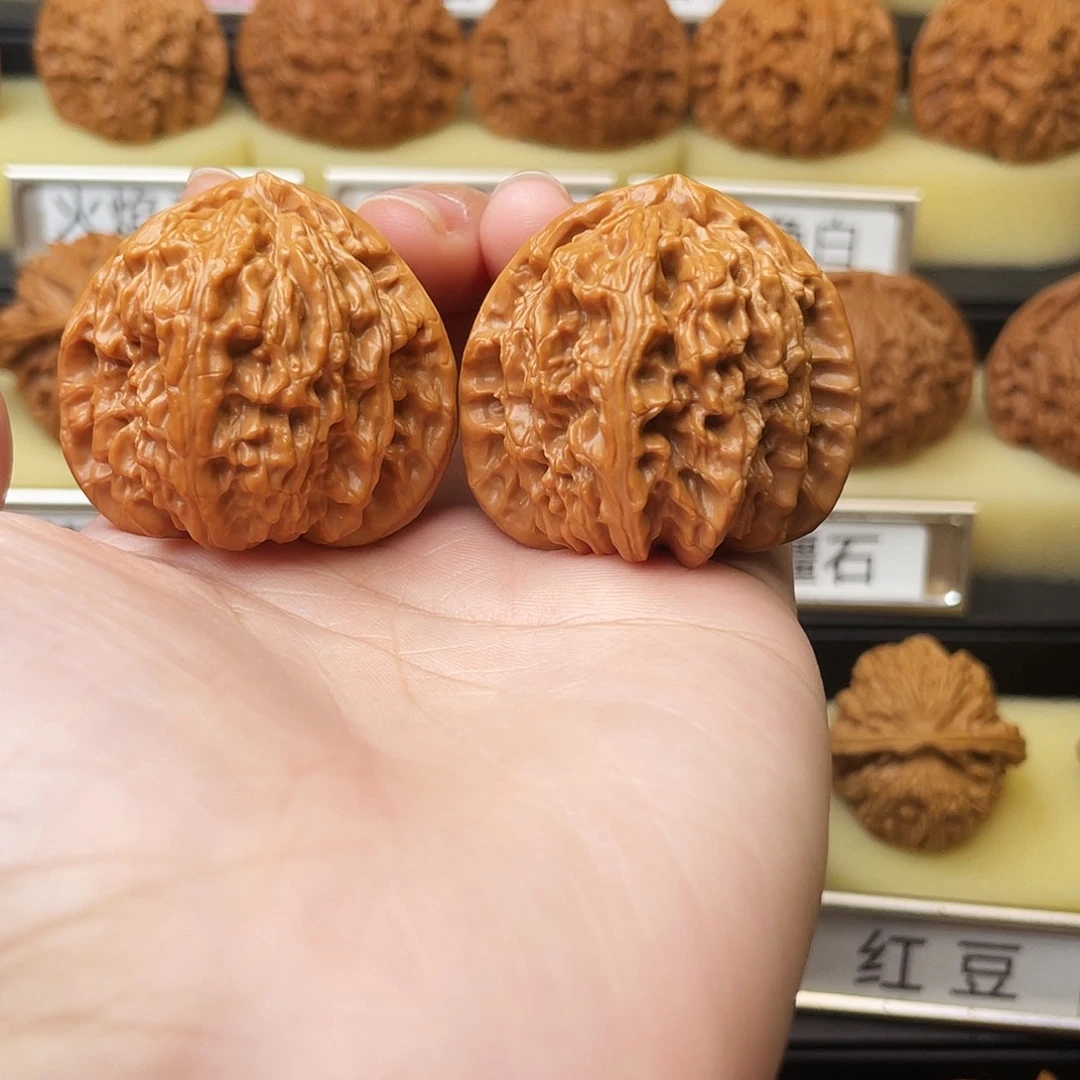 吊坠文玩核桃三角白40尺628