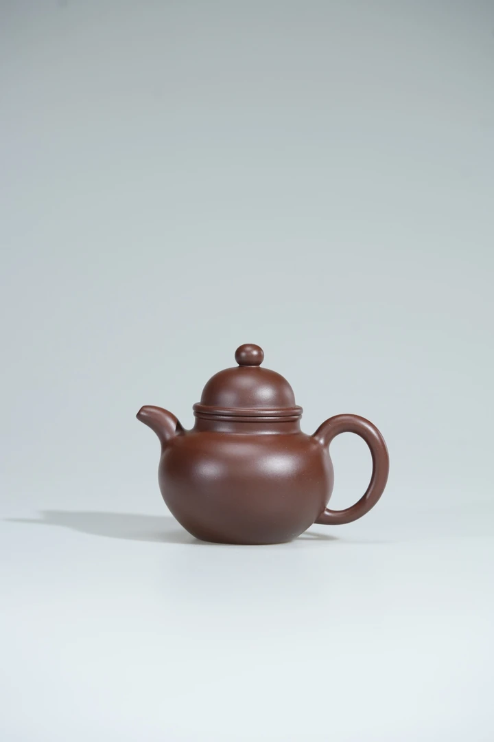 冠砂甄选 cx秀珍掇球 230cc 紫脂泥 紫砂茶壶