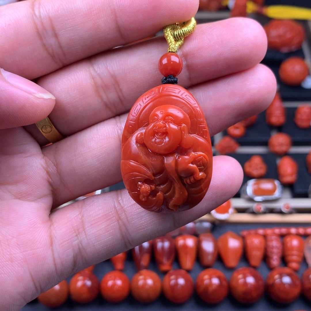 南红玛瑙未镶嵌福在眼前