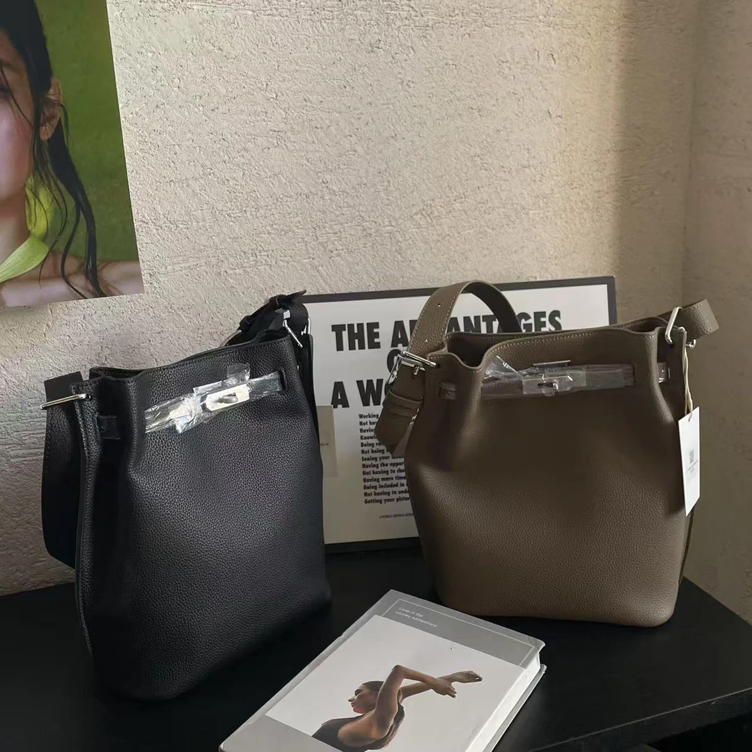 『雨美 Show』H7098时尚百搭复古束口单肩水桶包