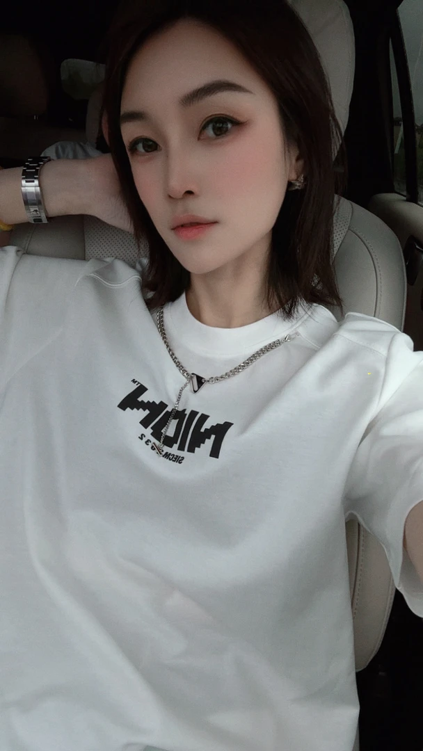 3399夏季新款链条设计感短袖T恤