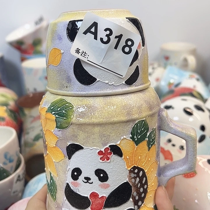 摆件熊猫暖壶88888