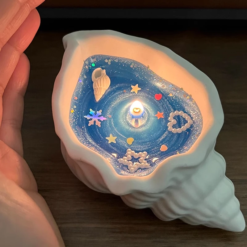 海螺香薰蜡烛礼盒生日礼物女生送闺蜜女朋友七夕情人节伴手礼物