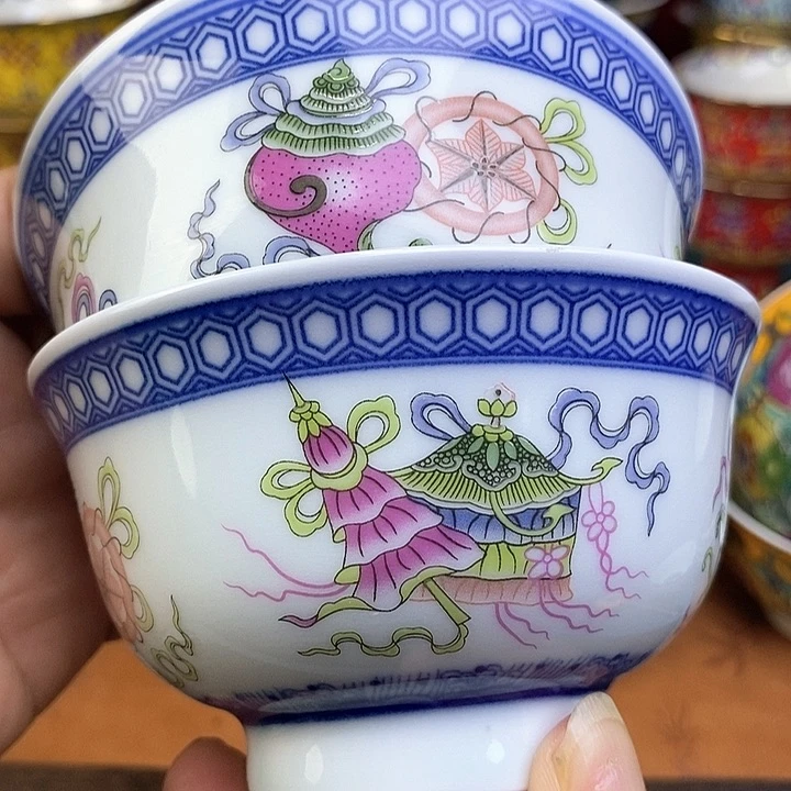 景德镇陶瓷藏式茶碗