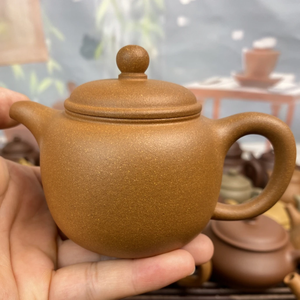匏尊原矿精挑黄降坡0添加200毫升手工制作