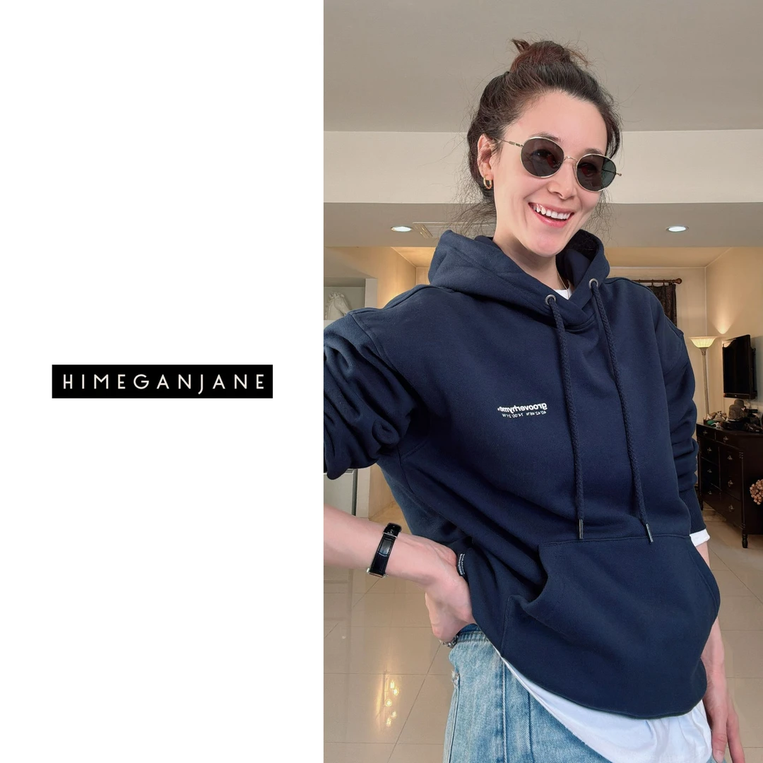 HIMEGANJANE 拼手速！外贸整单货 男女同款连帽套头卫衣25010