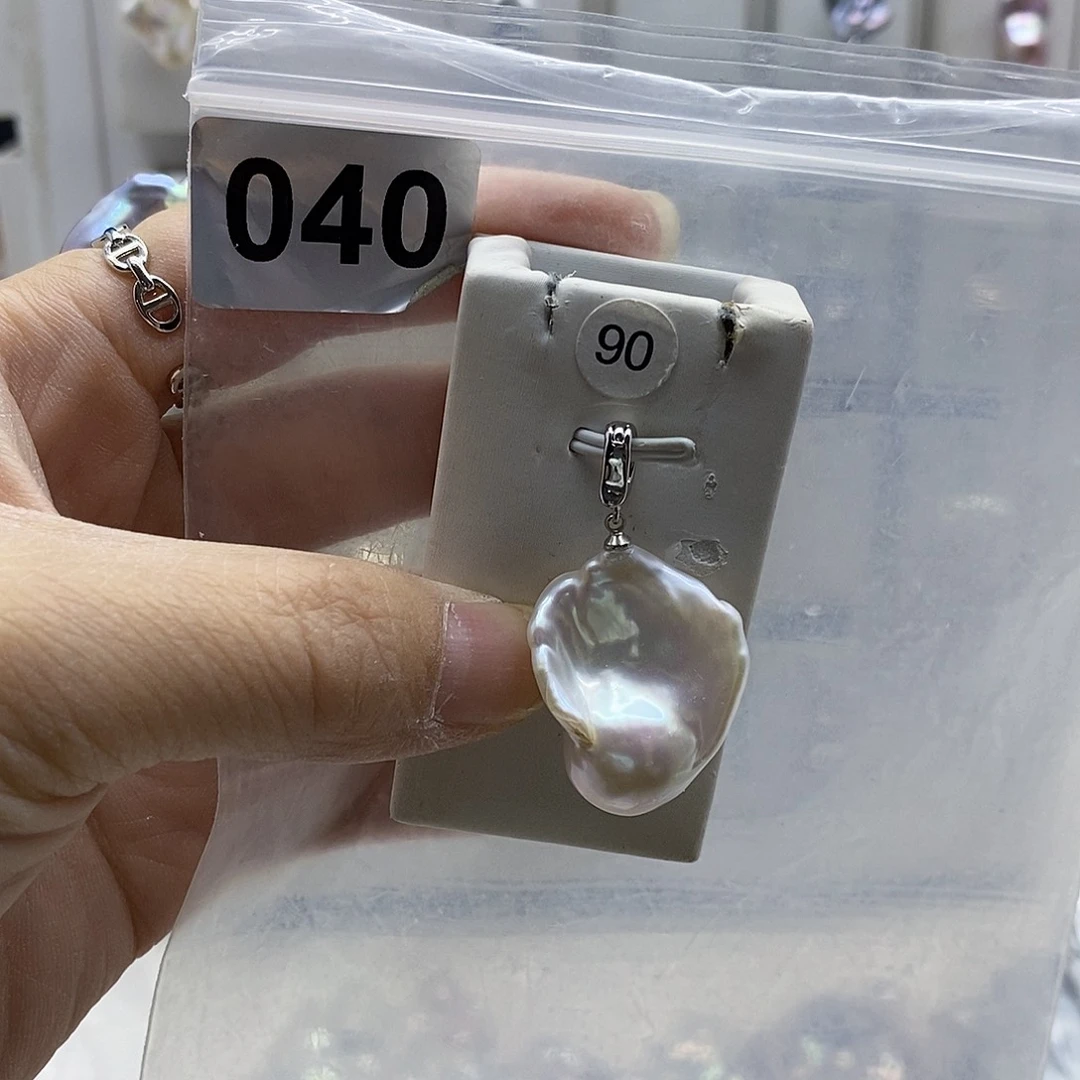 颈饰合金淡水珍珠