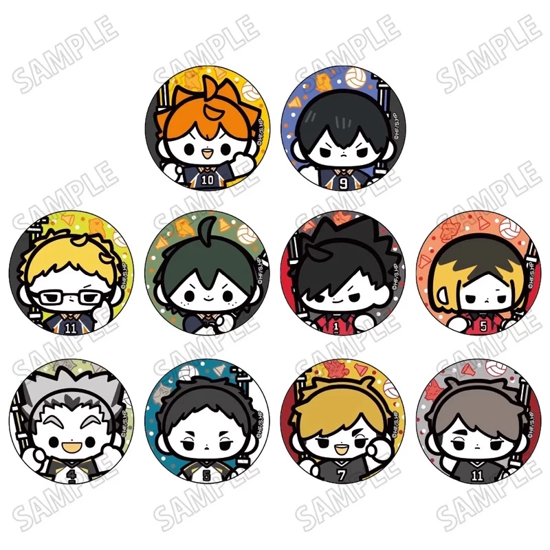 【排球少年】 JF2025 举旗 Q版吧唧徽章 盲盒代拆