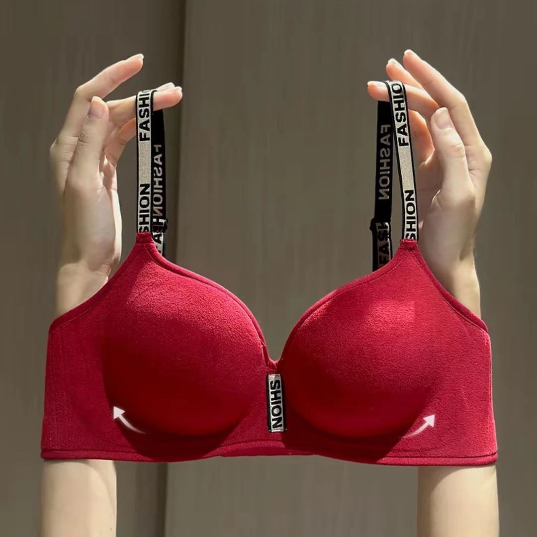 丝绒加厚小胸聚拢内衣女显大！上托提拉不跑杯