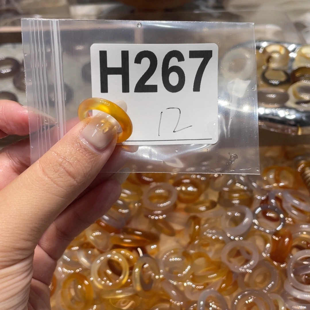 玛瑙/玉髓未镶嵌戒指267