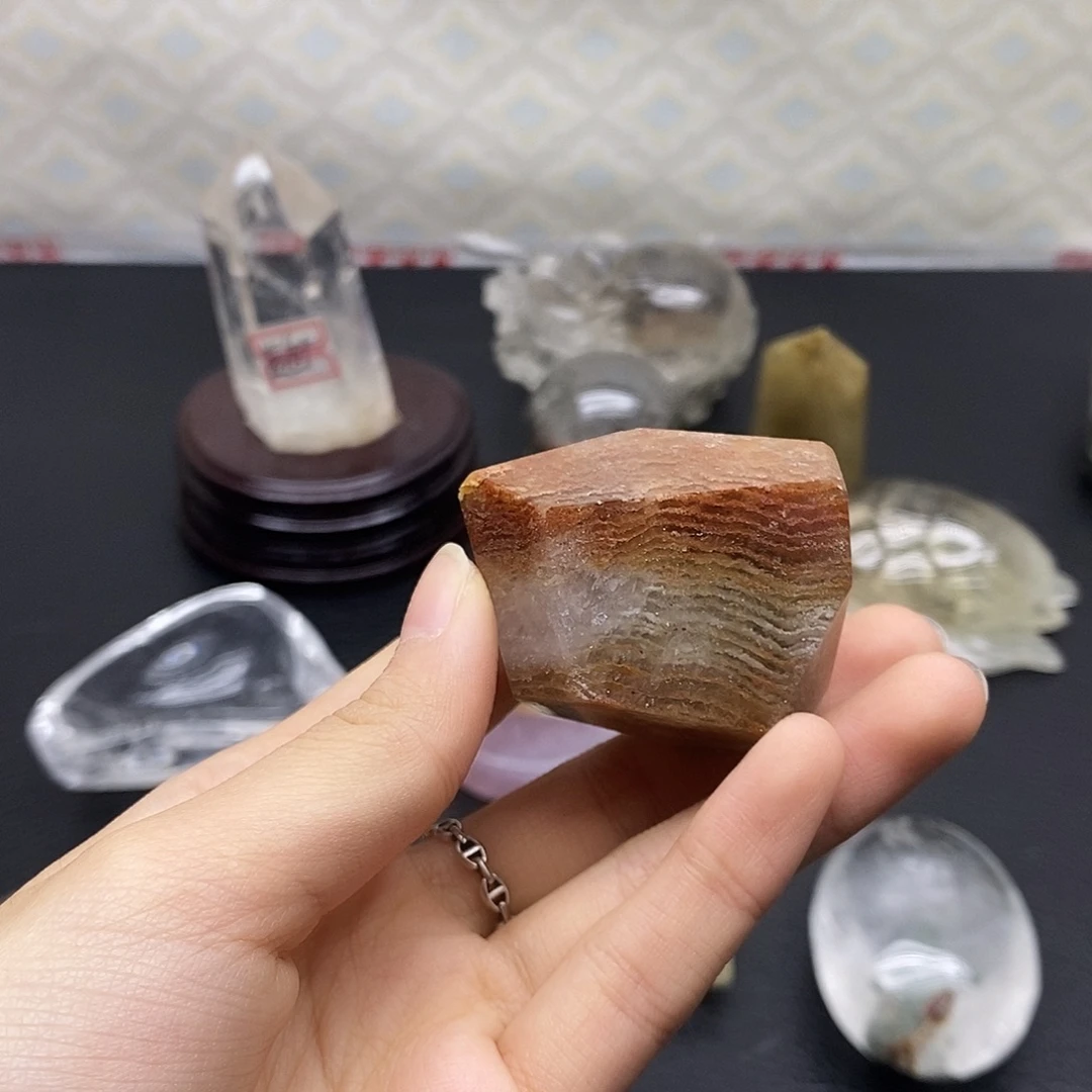 珠宝半成品未镶嵌水晶60水晶石