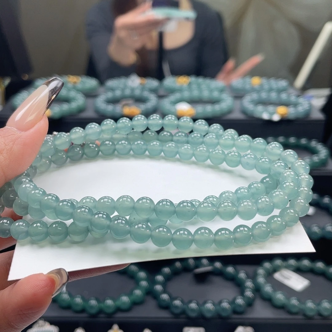 翡翠未镶嵌套链天然a货翡翠