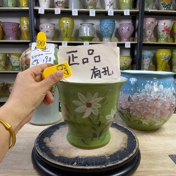 景德镇高温陶瓷花盆