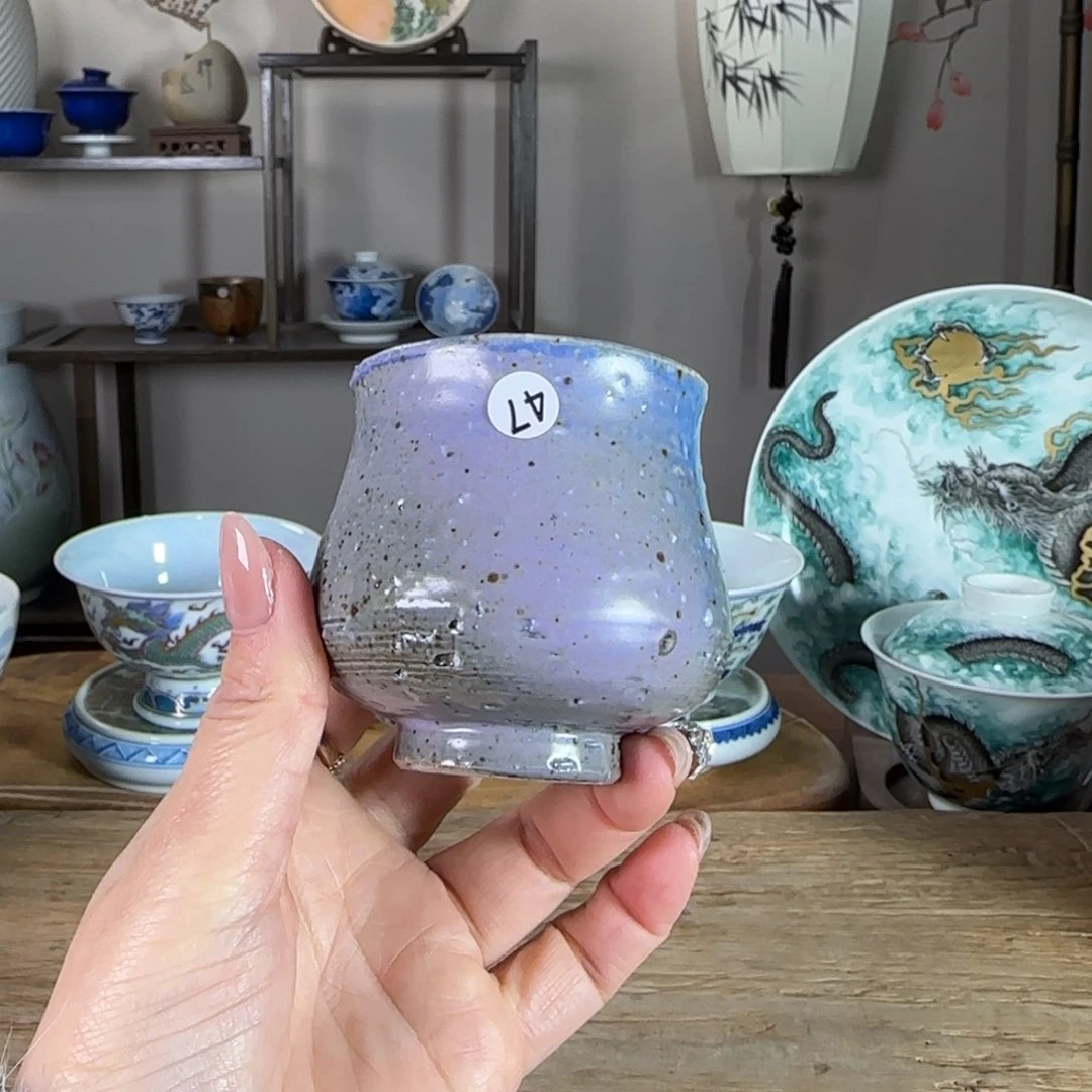 杯景德镇陶瓷柴烧多人