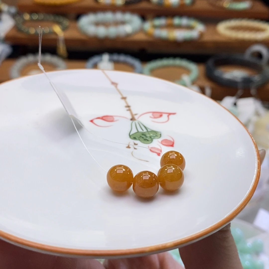 翡翠未镶嵌手链翡翠d20卡7.5