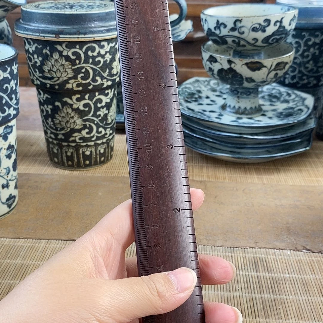 太***泪手工手绘青花高温陶瓷