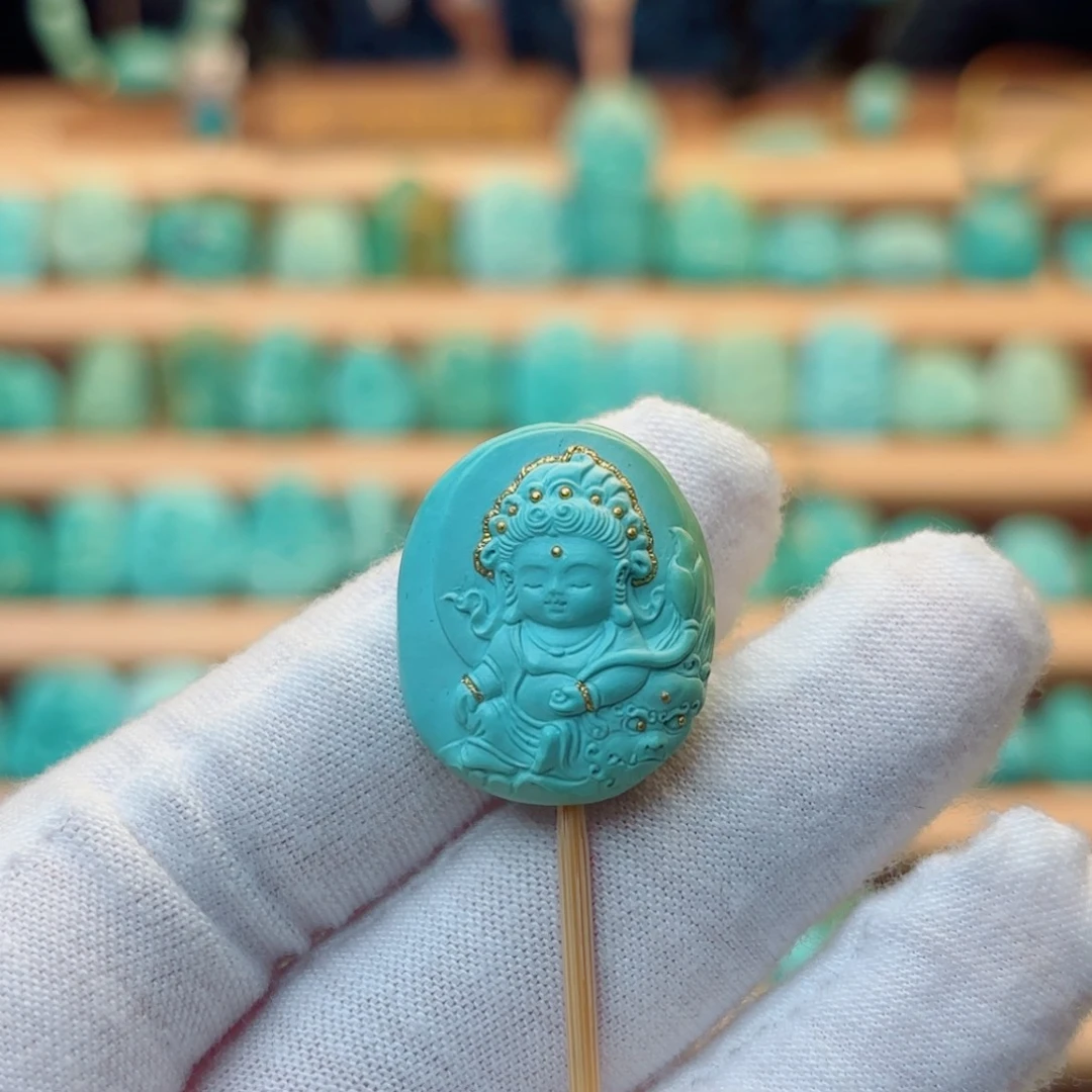 绿松石未镶嵌配饰