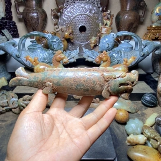 未镶嵌和田玉挂件九***空