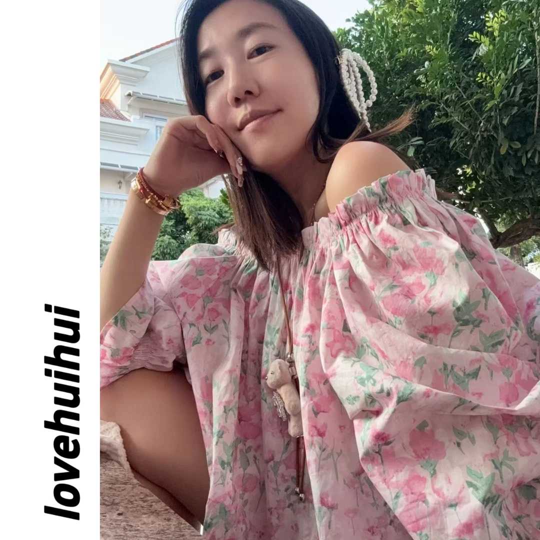 lovehuihui《灼灼其华•桃粉》春季薄款上衣