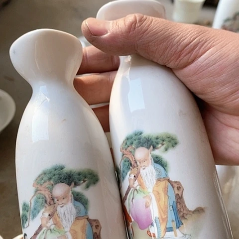 摆件，烧制瑕疵都是正常