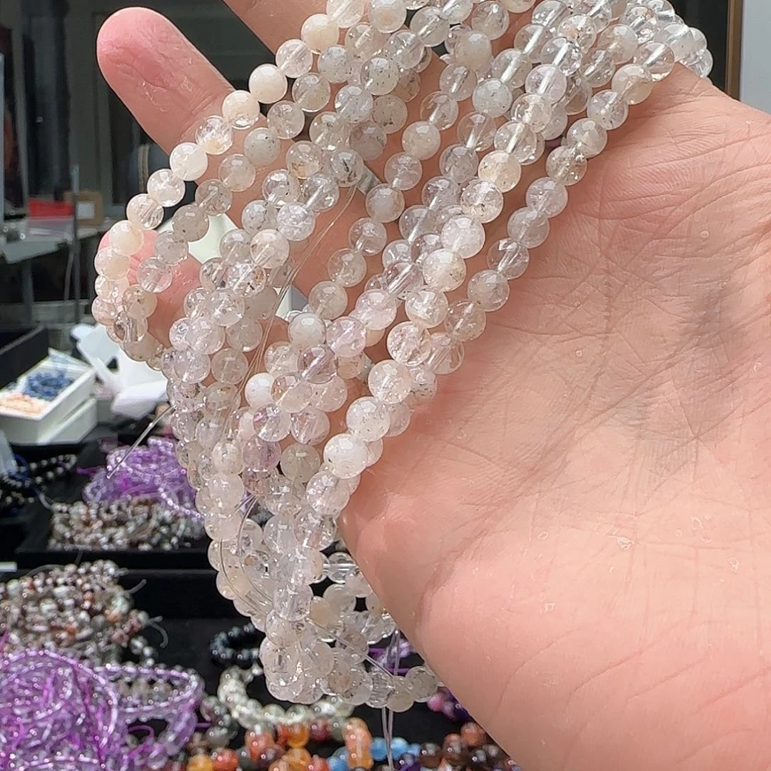 水晶手链未镶嵌白幽灵