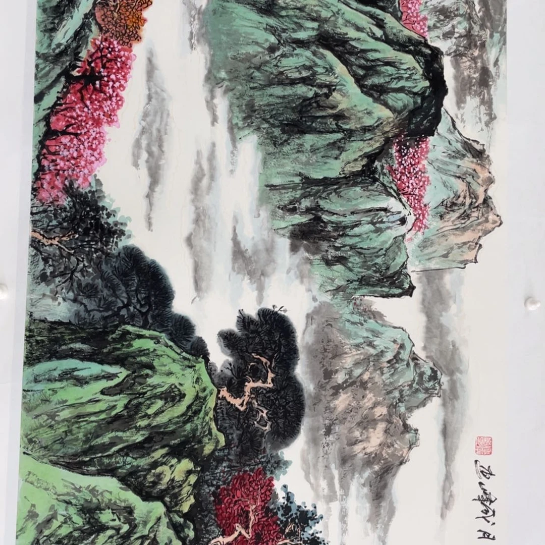 国画付承峰老师绘画