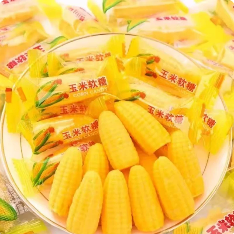 玉米糖软糖结婚喜糖果散装网红儿童休闲小零食橡皮糖年货批发