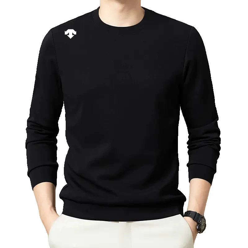 迪桑家卫衣男长袖套头运动春秋青年2025新款时尚休闲圆领t恤衫潮