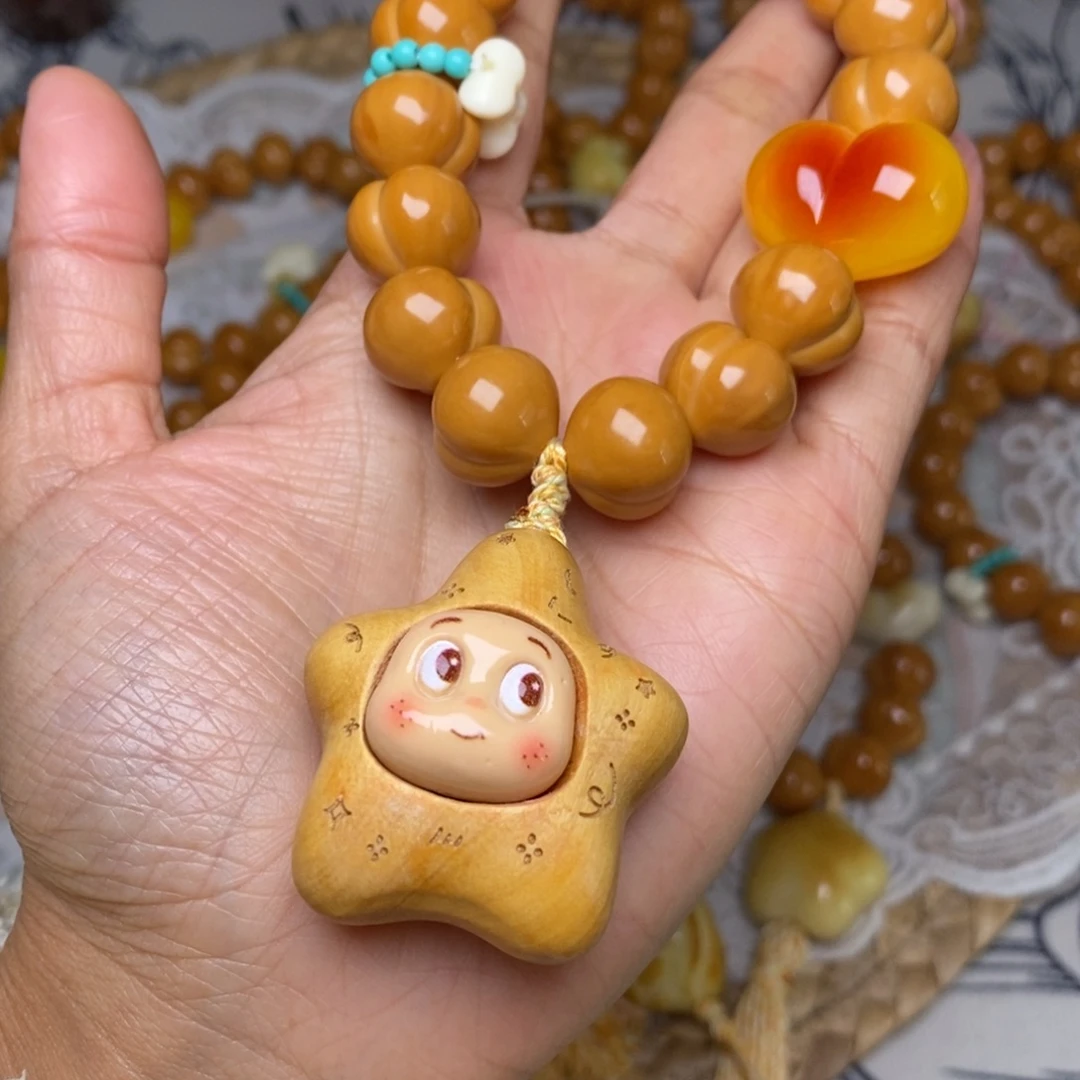 吊坠猴头核桃屁桃15加