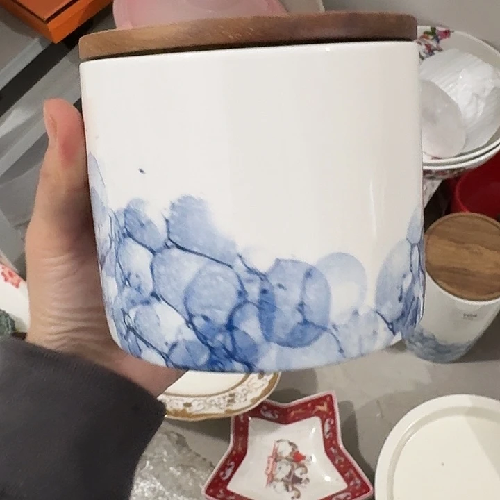 外贸尾单微瑕密封罐子中号一个