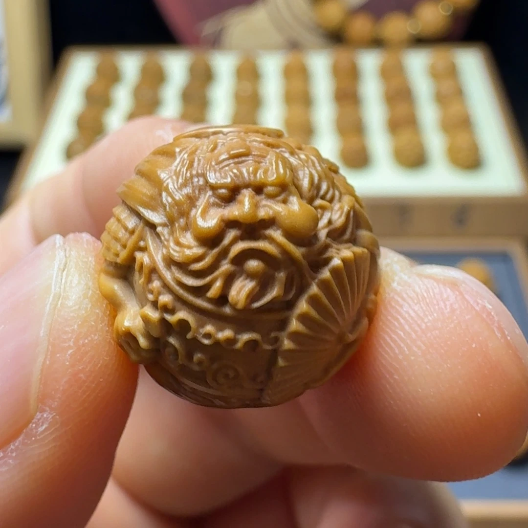 吊坠猴头核桃钟馗尺寸18