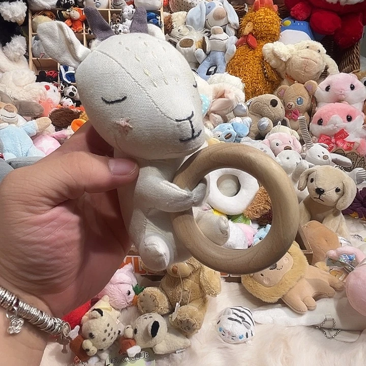 毛绒安抚摇铃哈哈哈哈哈