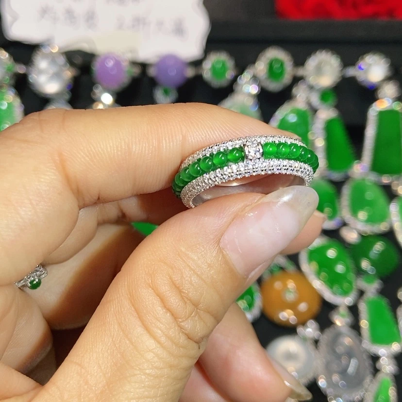 【闪购商品】翡翠戒指未镶嵌天然翡翠