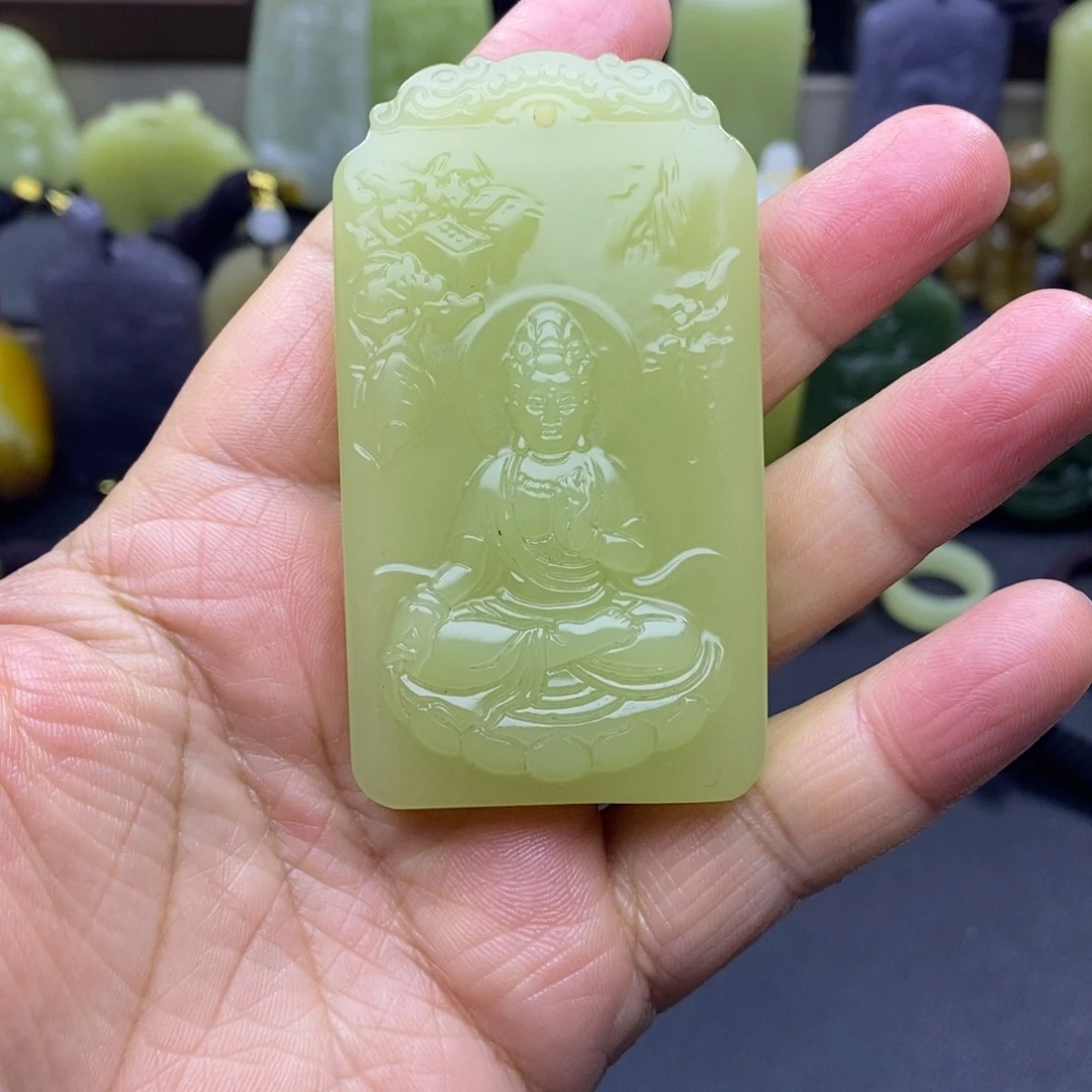 和田玉（糖玉）颈饰未镶嵌