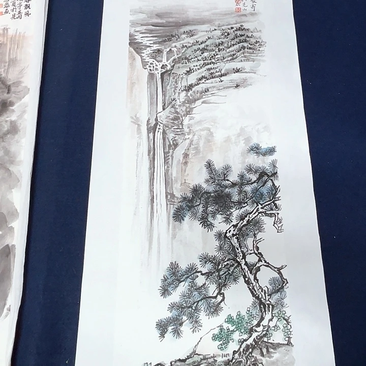 国画省美协秦志磊国画70/23