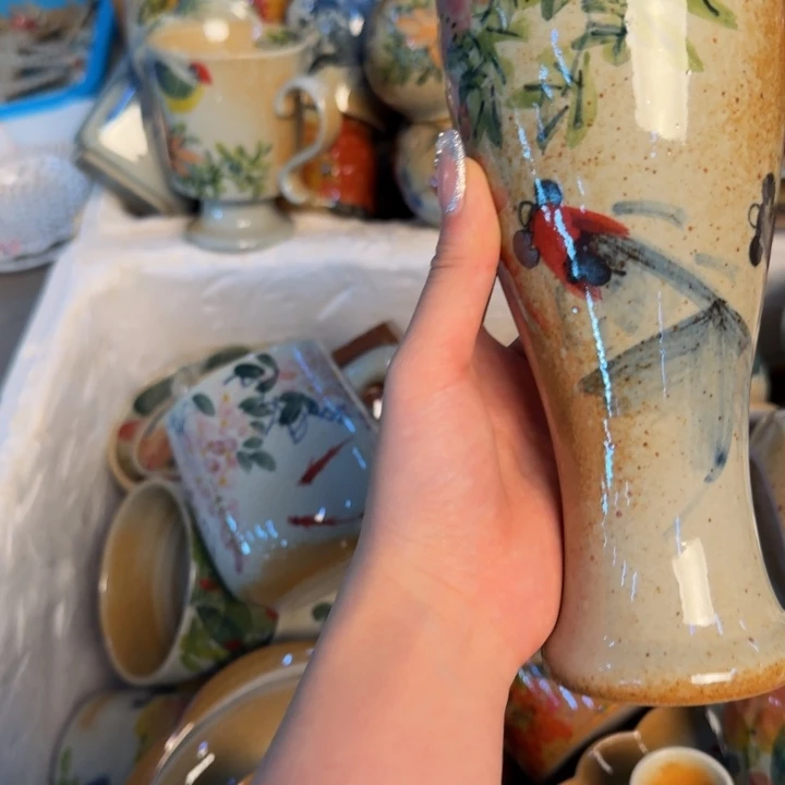 瓷片景德镇陶瓷手工手绘