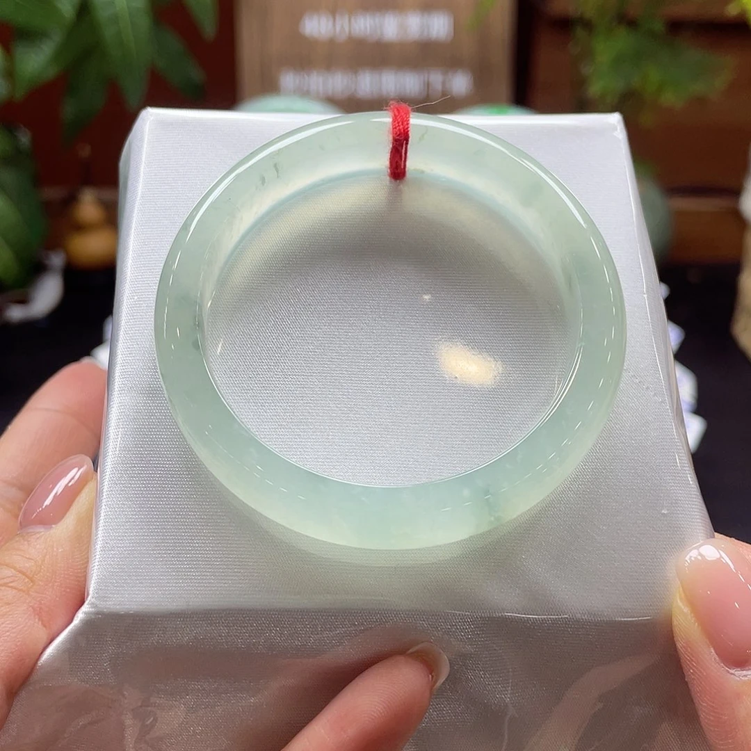 翡翠未镶嵌手镯38 号链接