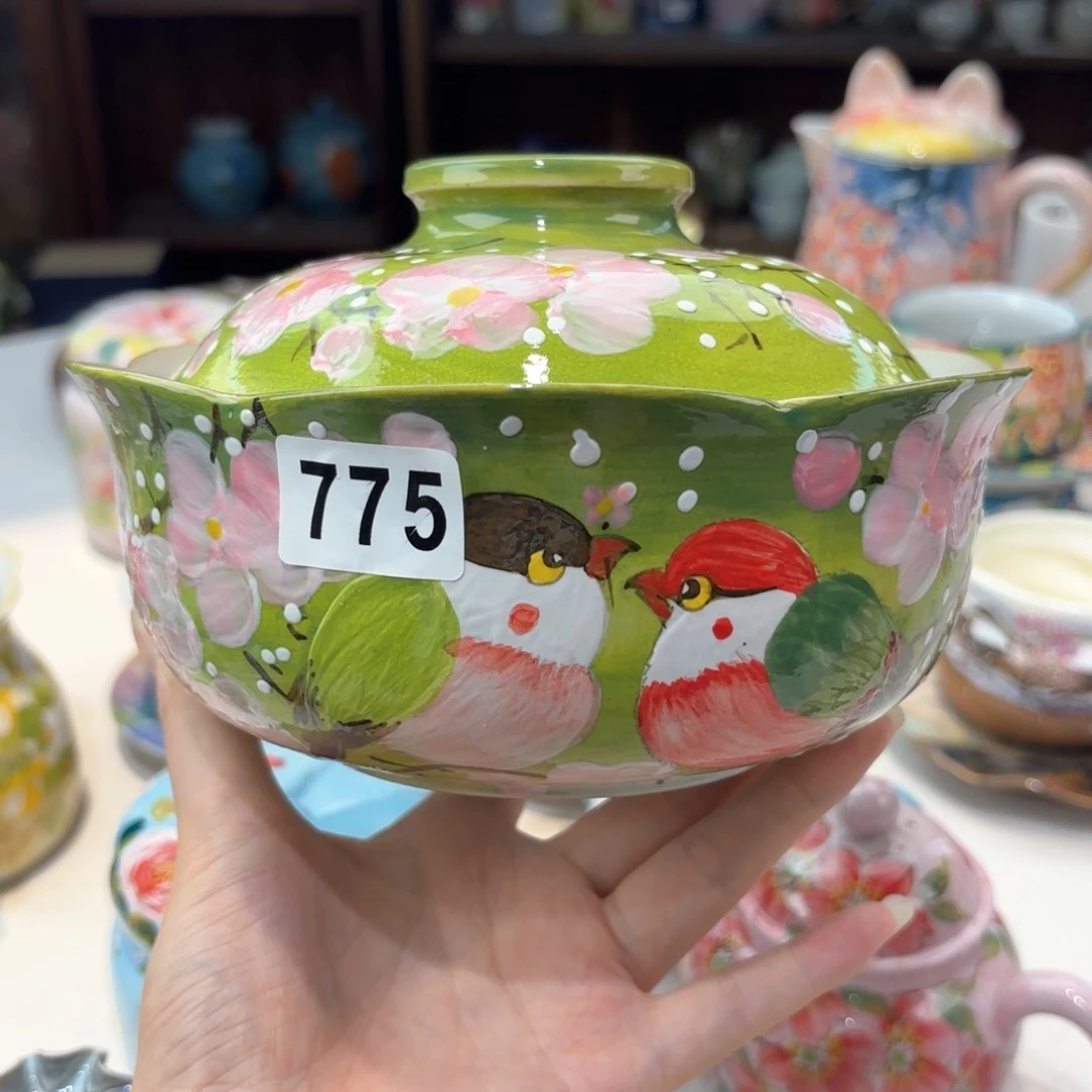 景德镇手绘高温釉下彩陶瓷茶具