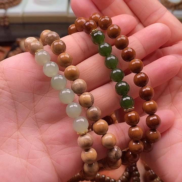 库克手串0.8圆珠双圈➕配饰