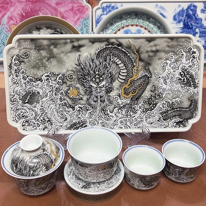 摆件景德镇陶瓷艺术展演厅和艺术展等多